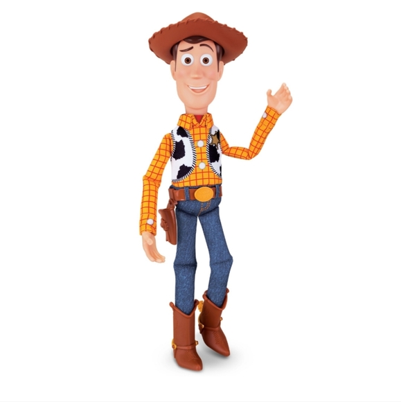 Disney Pixar Toy Story 16-In Sheriff Woody pull-string talking Over 30 Saying - Picture 5 of 7